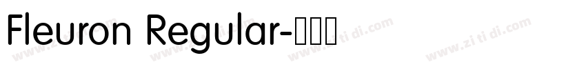 Fleuron Regular字体转换 Fleuron Regular字体转换
